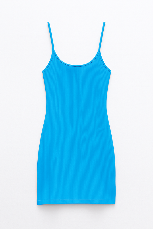 VESTIDO CURTO DE ALÇAS