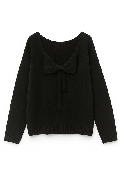 CAMISOLA DE MALHA COM LAÇO NAS COSTAS