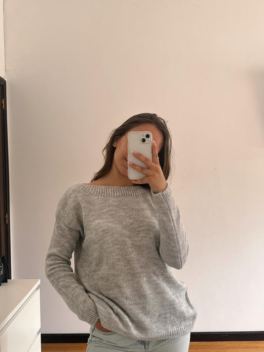 CAMISOLA DE MALHA COM LAÇO NAS COSTAS