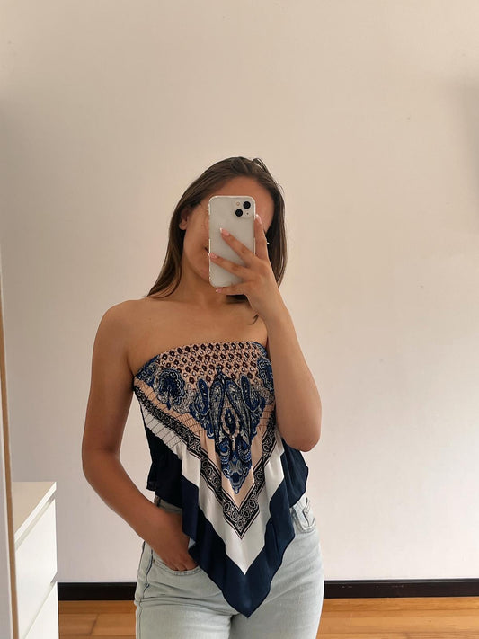 TOP ESTILO LENÇO